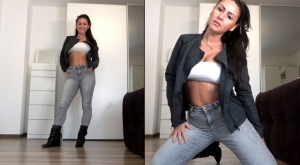 Jeans, Boots, Lederjacke