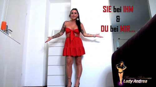Cuckoldfotze! Sie bei ihm und du bei mir.