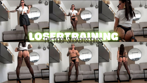 Losertraining! Perfider Sockenschuss